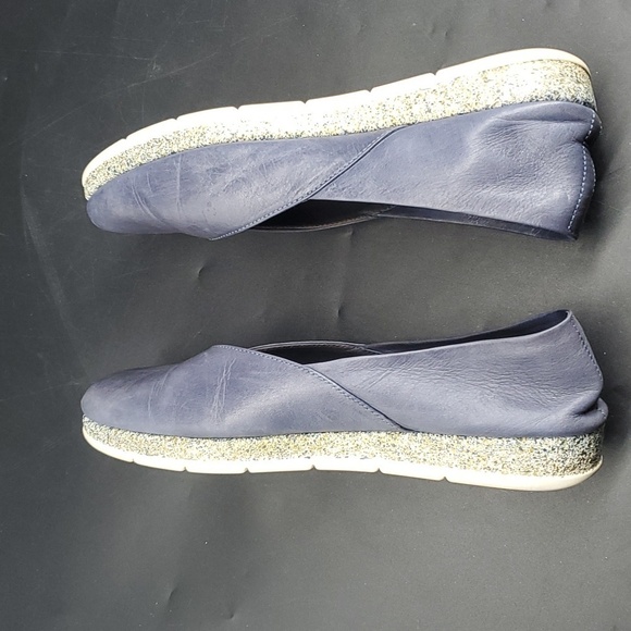 Saydo Blue Leather Loafers Slip-on EU 40 US 9.5 Made In Portugal - Picture 6 of 11